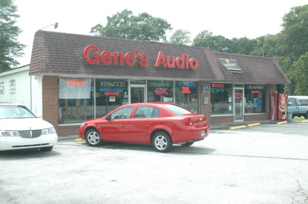 Gene's Audio Center storefront